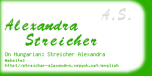 alexandra streicher business card